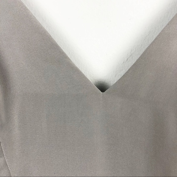 Shona Joy Stellar Sleeveless Draped Maxi Dress Size 6 Gray Cocktail Bridesmaid - Picture 6 of 6